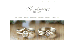 Desktop Screenshot of aidememoirejewelry.com